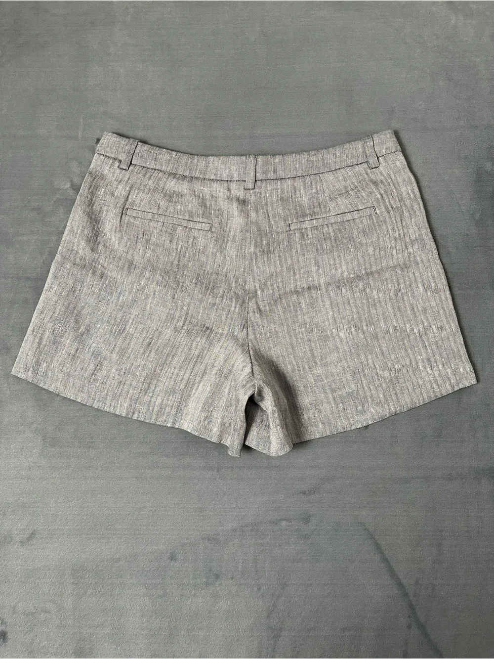 J. Crew Lucia Short Women’s Size 6 32x4 Herringbone Linen Blend